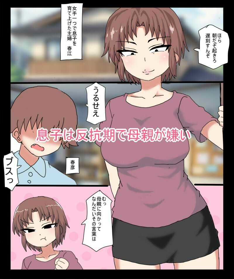 反抗期の息子が 働いてる熟女壁穴ヘルスにきちゃったので バレないように息子チンポを抜