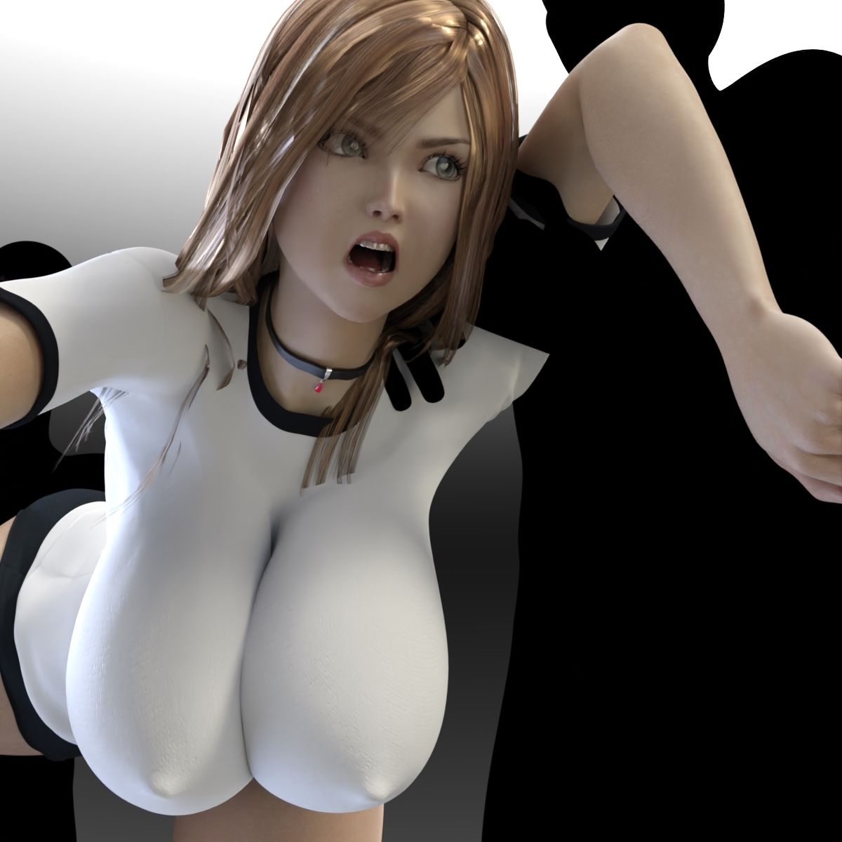 みなみのレーザー調教