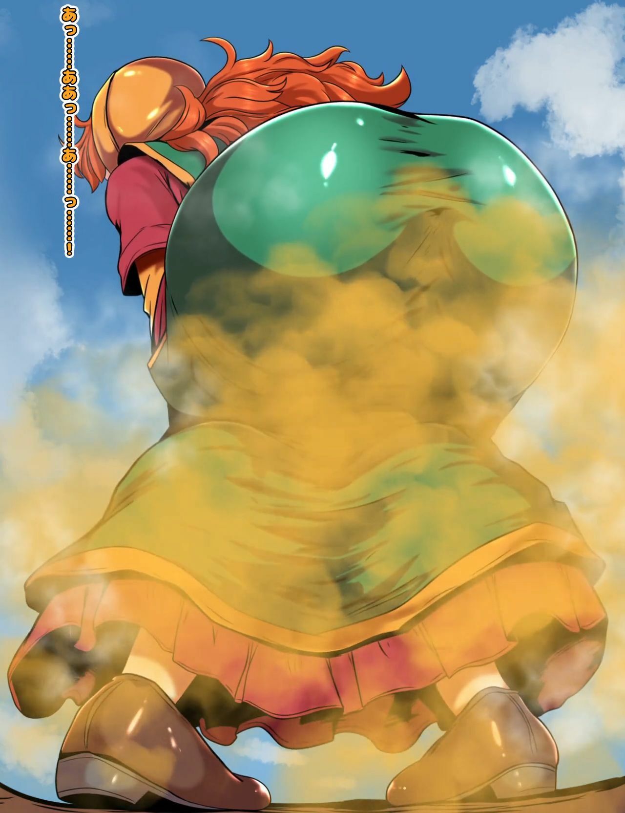 便意我慢＆着衣脱糞＆おならアニメーション集（7）