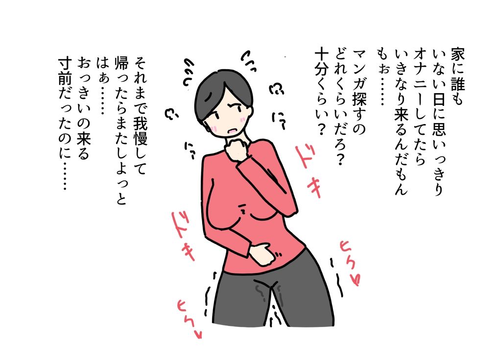 友達のおばちゃんのオナニーを見た男の子がこっそり挿入する話