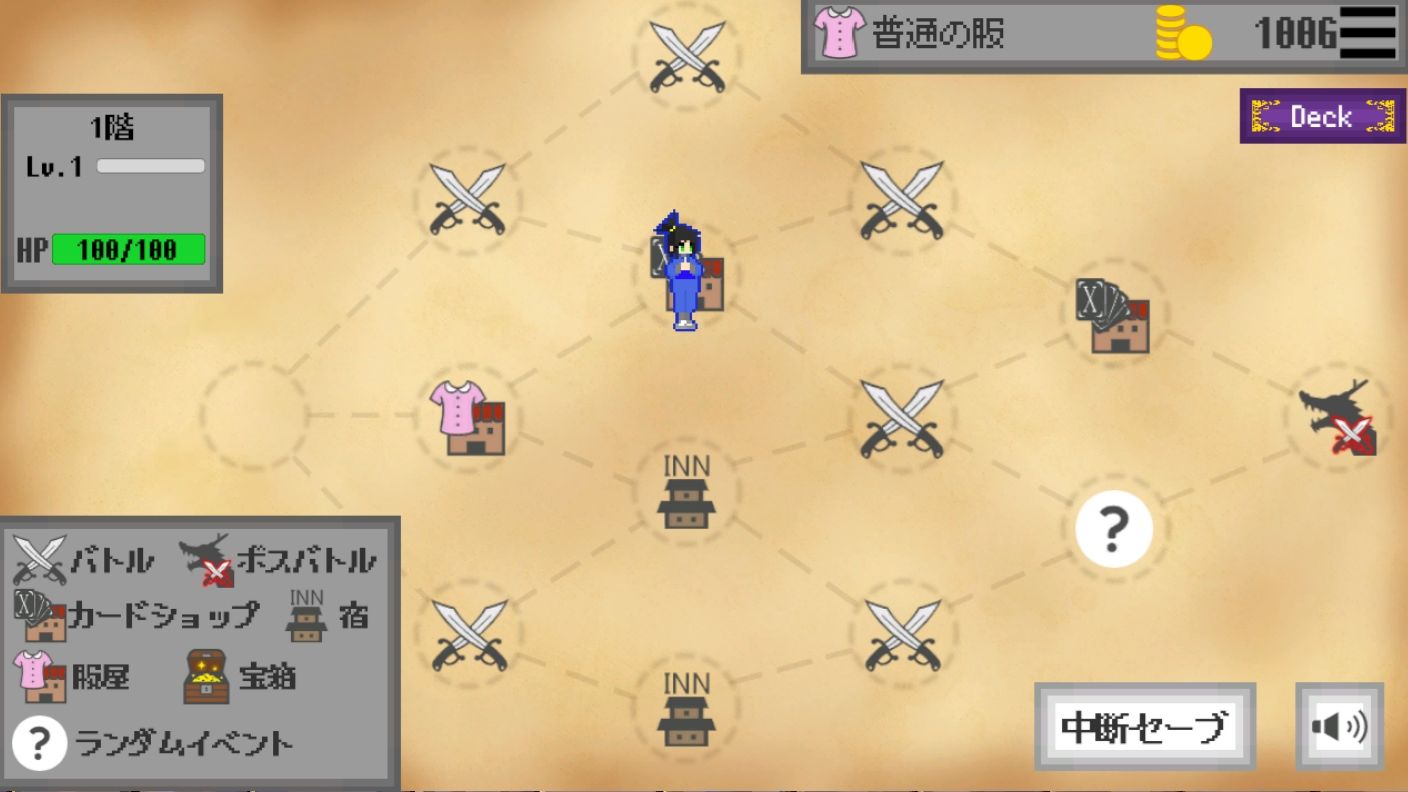 Xカード・ローグライク