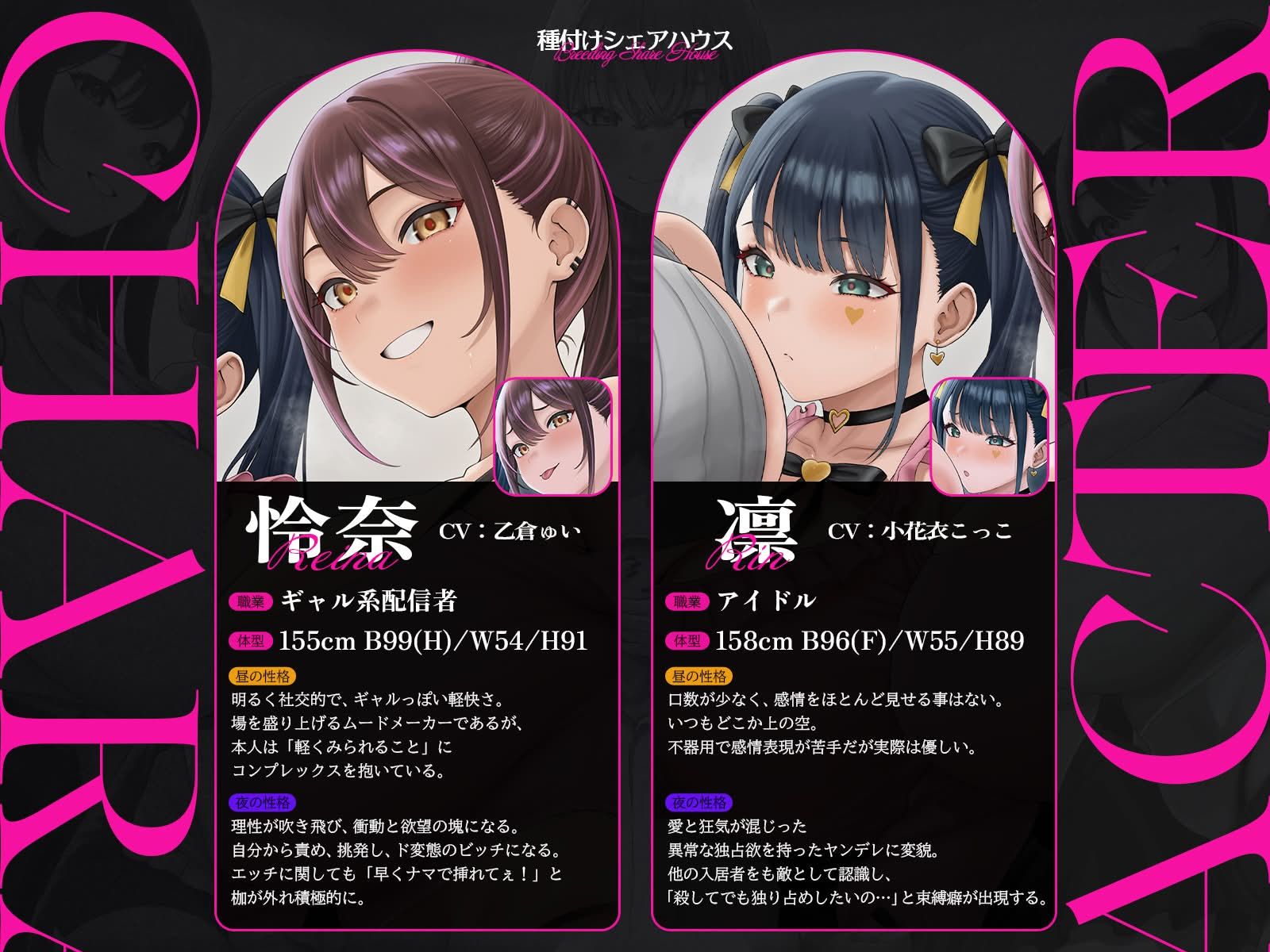 【4時間半x5人ハーレム】種付けシェアハウス〜女性芸能人5人と秘密の共同性活〜