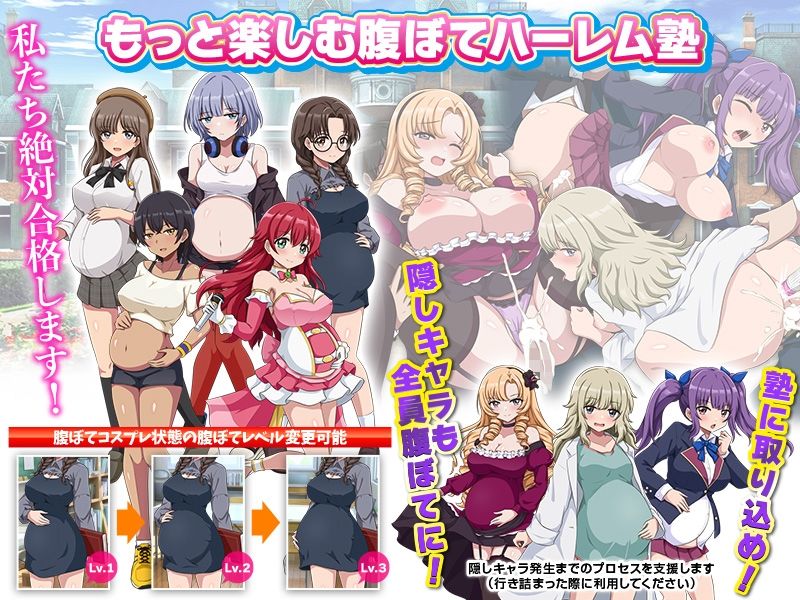 難関突破！超エリート妊娠塾 ぼて腹エリート育成SLG