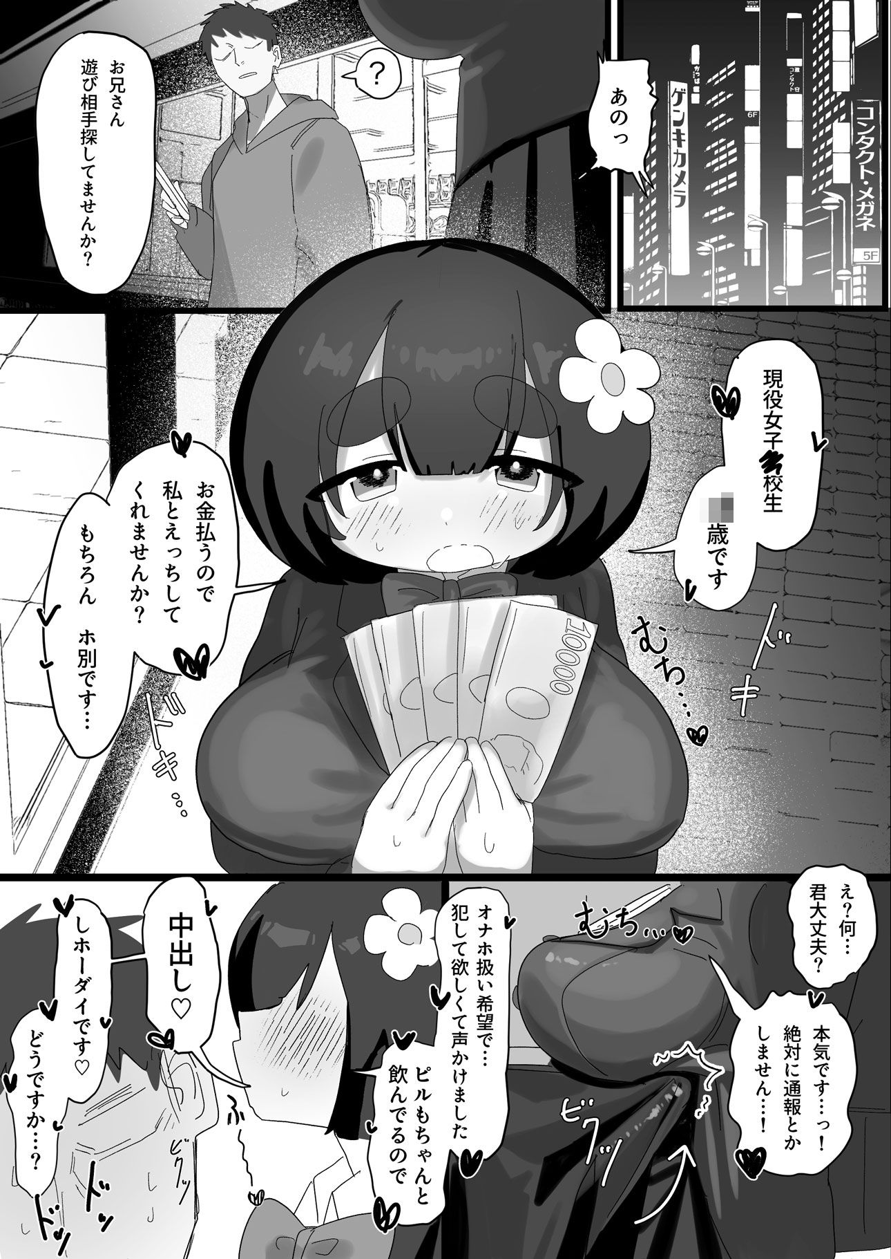 お金払うのでセックスしませんか？