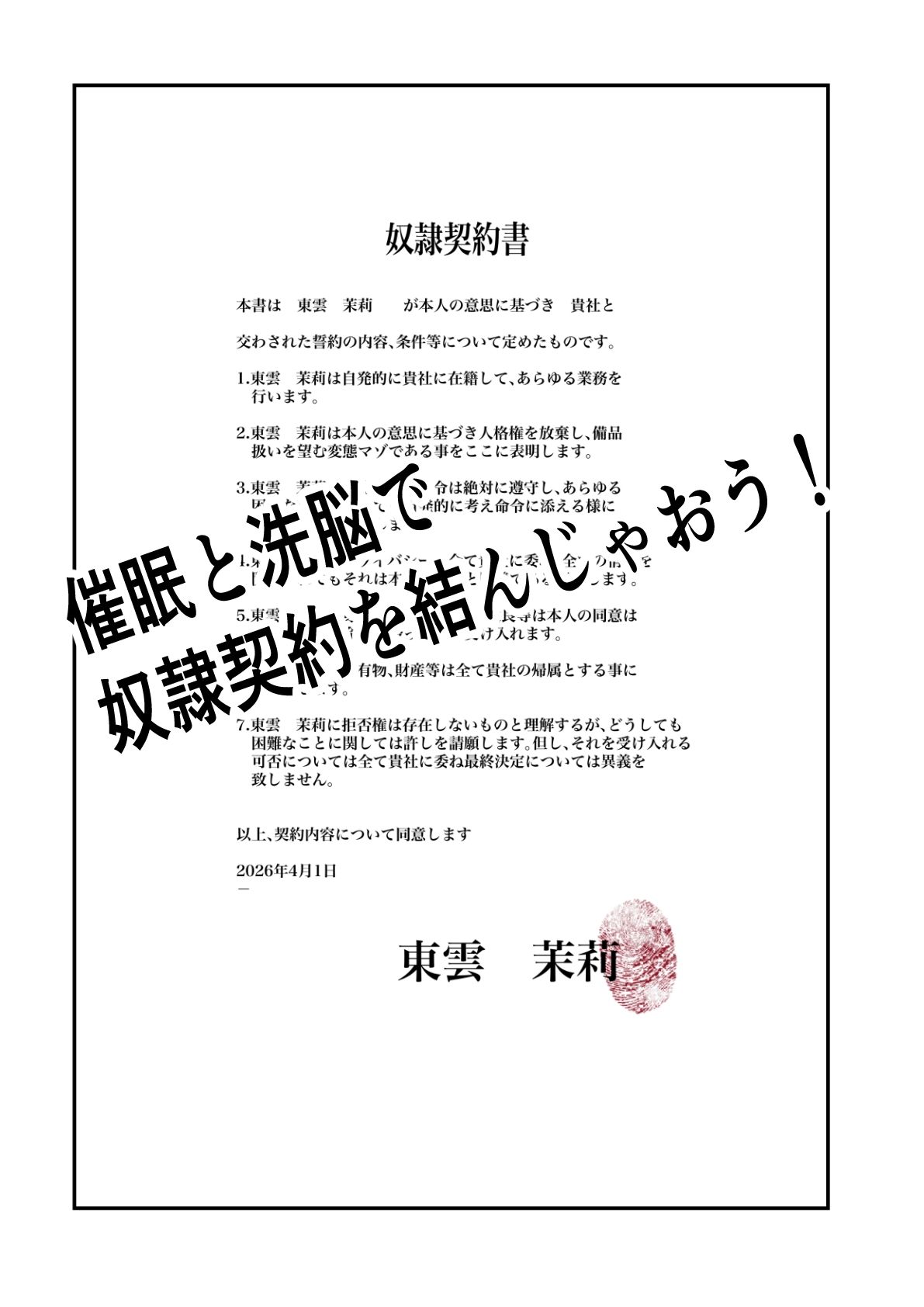 茉白ちゃんのお母さんの茉莉ちゃんで遊ぼう！〜●物併用催●奴●の作り方2〜