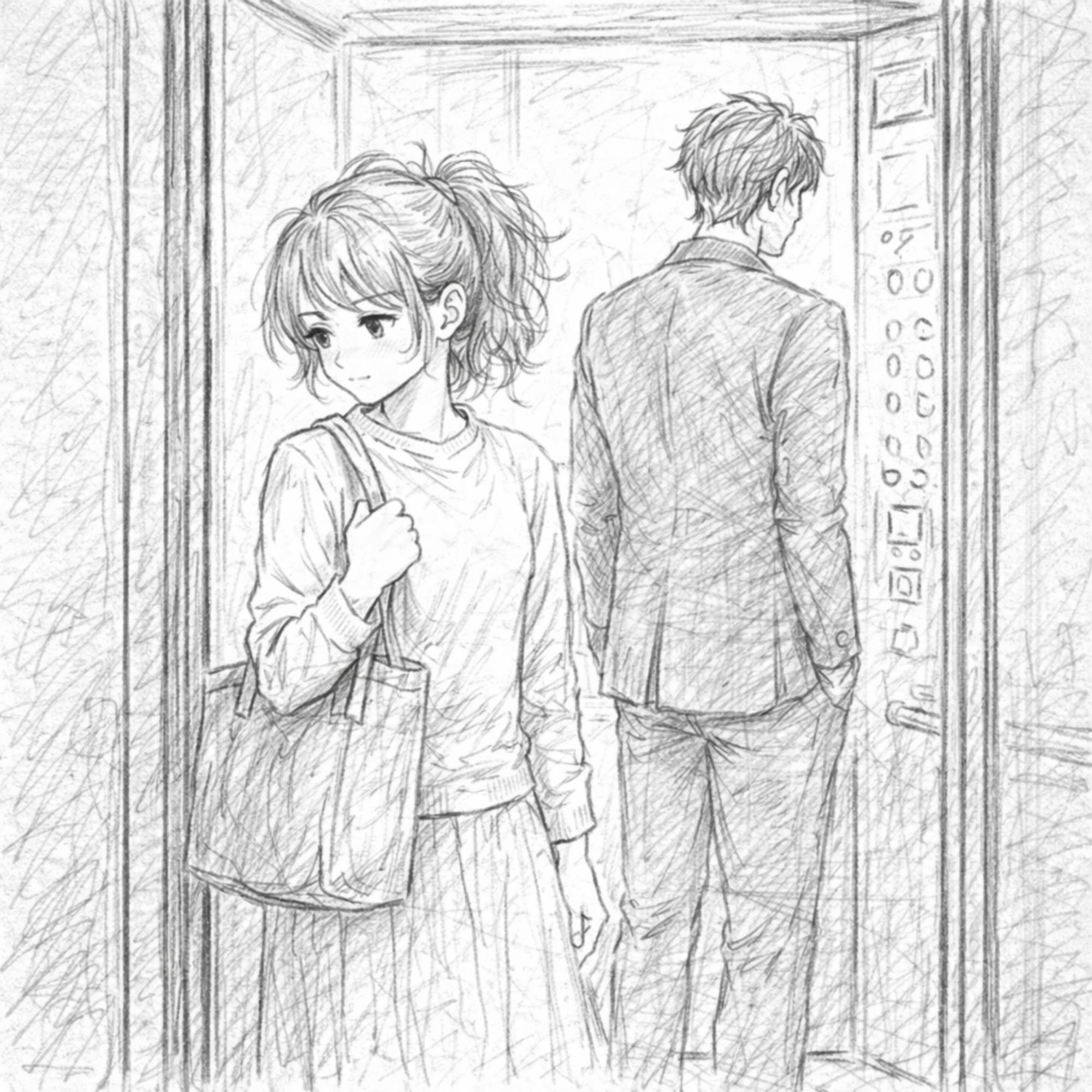 エレベーターで何度も会った男の部屋に入った夜 ―そのままの夜―