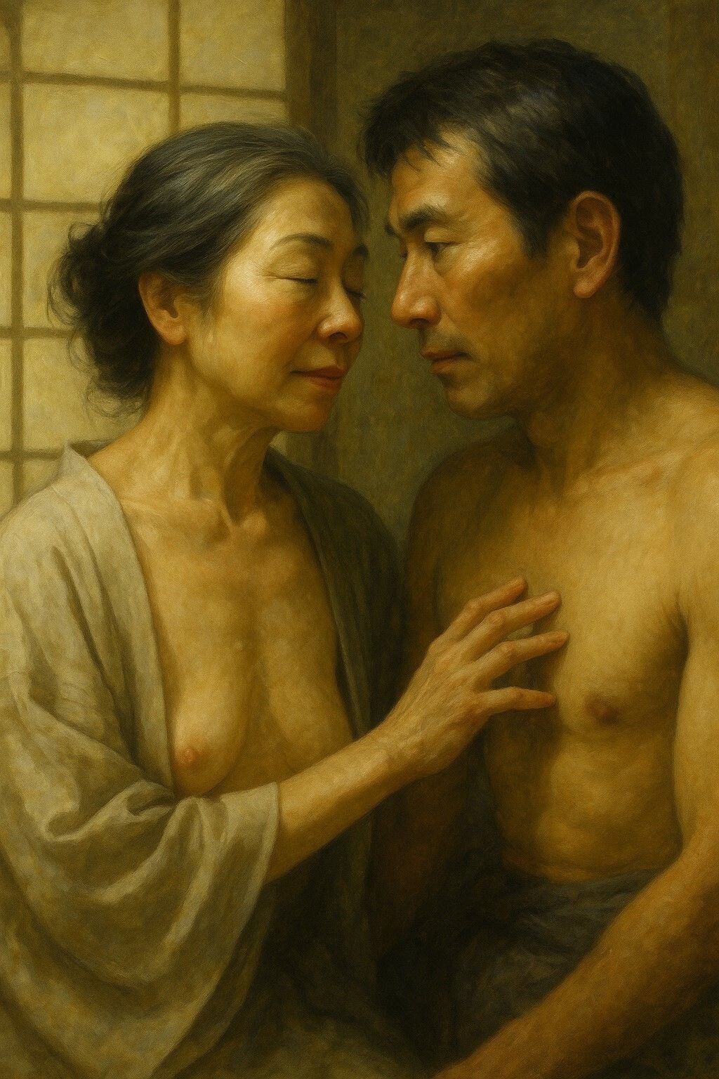 妙子と弘 4 朝の芯仕事──擦って、練って、通す