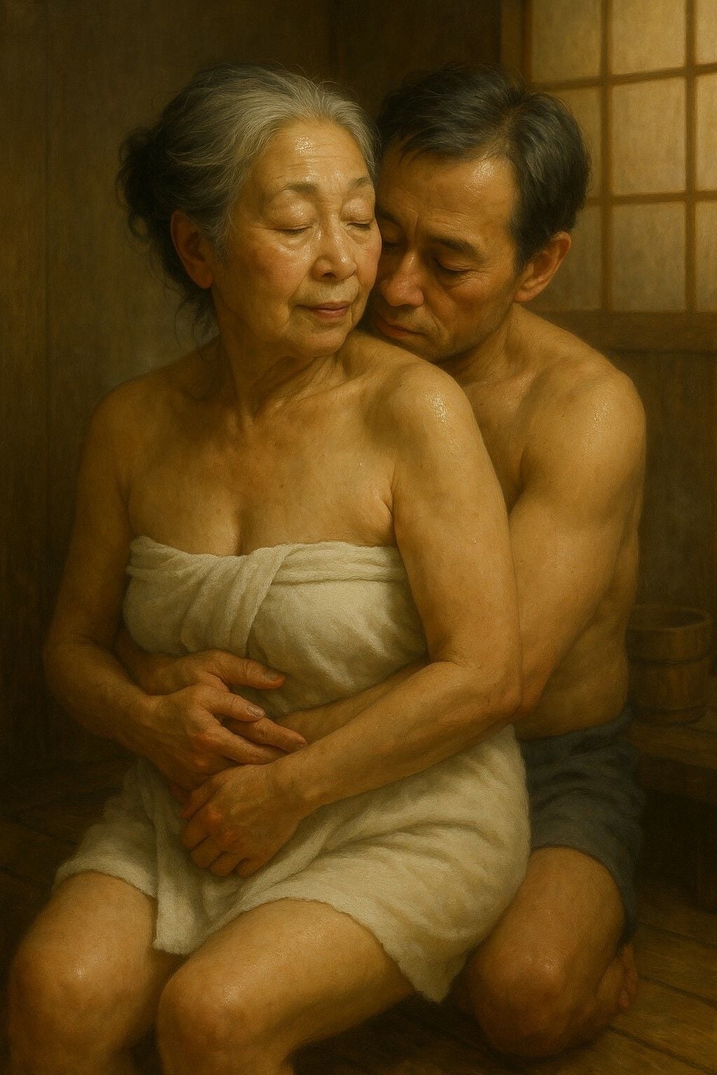 妙子と弘 4 朝の芯仕事──擦って、練って、通す