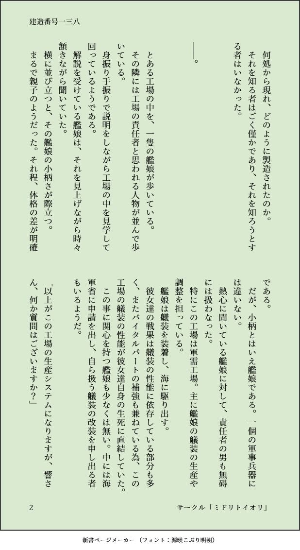 【艦〇れ】響 建造番号一三八 小説セット