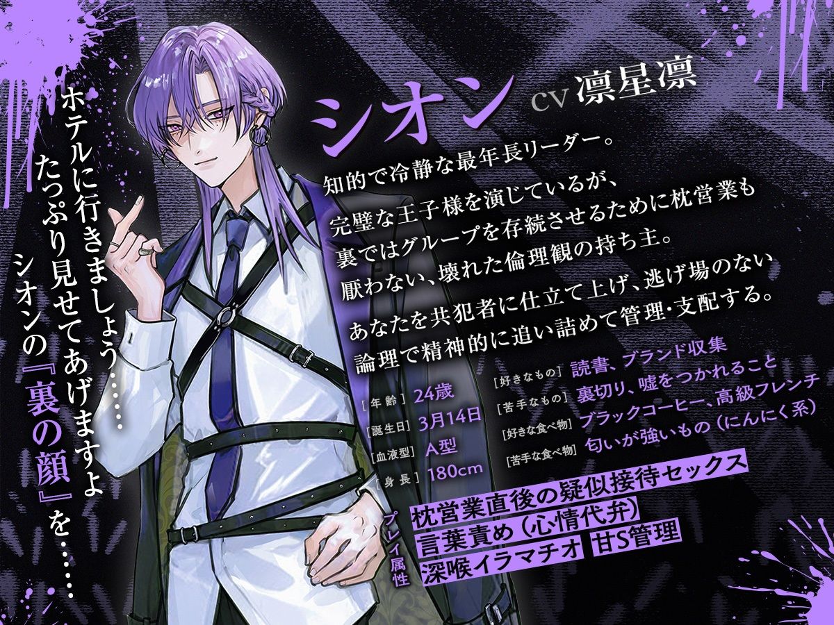 【共有肉◯器×楽屋◯教】UNDER:DOLL 00. 導入編「壁の向こうにファンがいるんだからな……っ！ほら、口塞いでやるからしゃぶれよ。精液、全部飲み込んで反省しろ（はーと）」