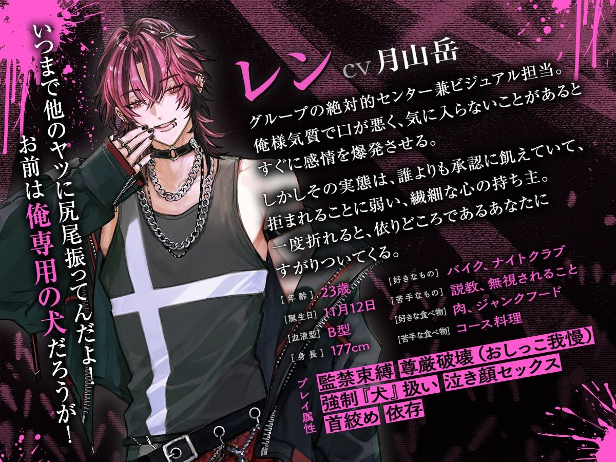 【裏垢炎上×尊厳破壊】UNDER:DOLL 01. レン 裏垢炎上編「トイレ？ダメに決まってんだろ。そこで漏らすまで我慢しろ、俺の犬なんだからさァ（はーと）」