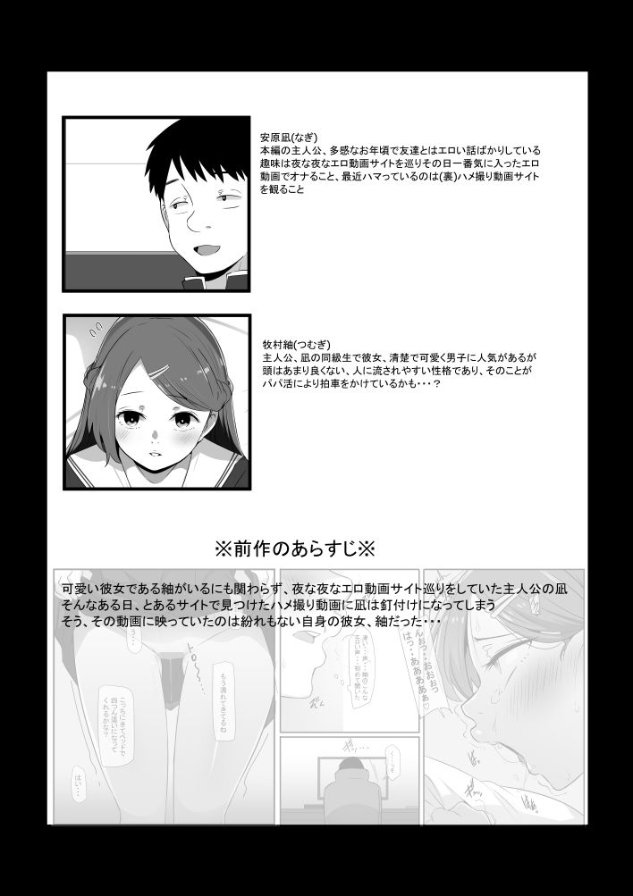 画面越しの彼女-貧乳彼女のパパ活流出動画file02-