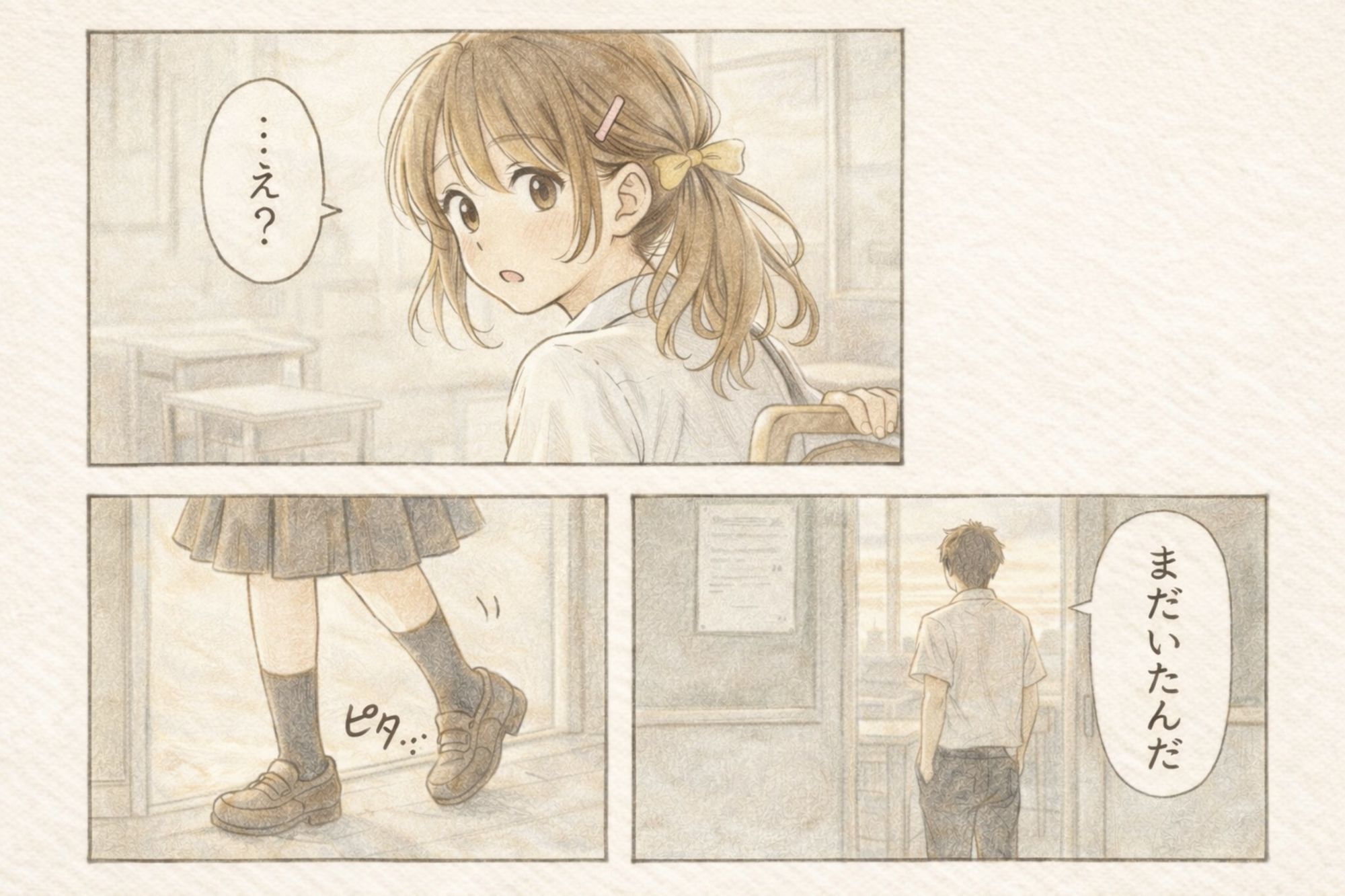 放課後、先輩に呼び止められて・・・