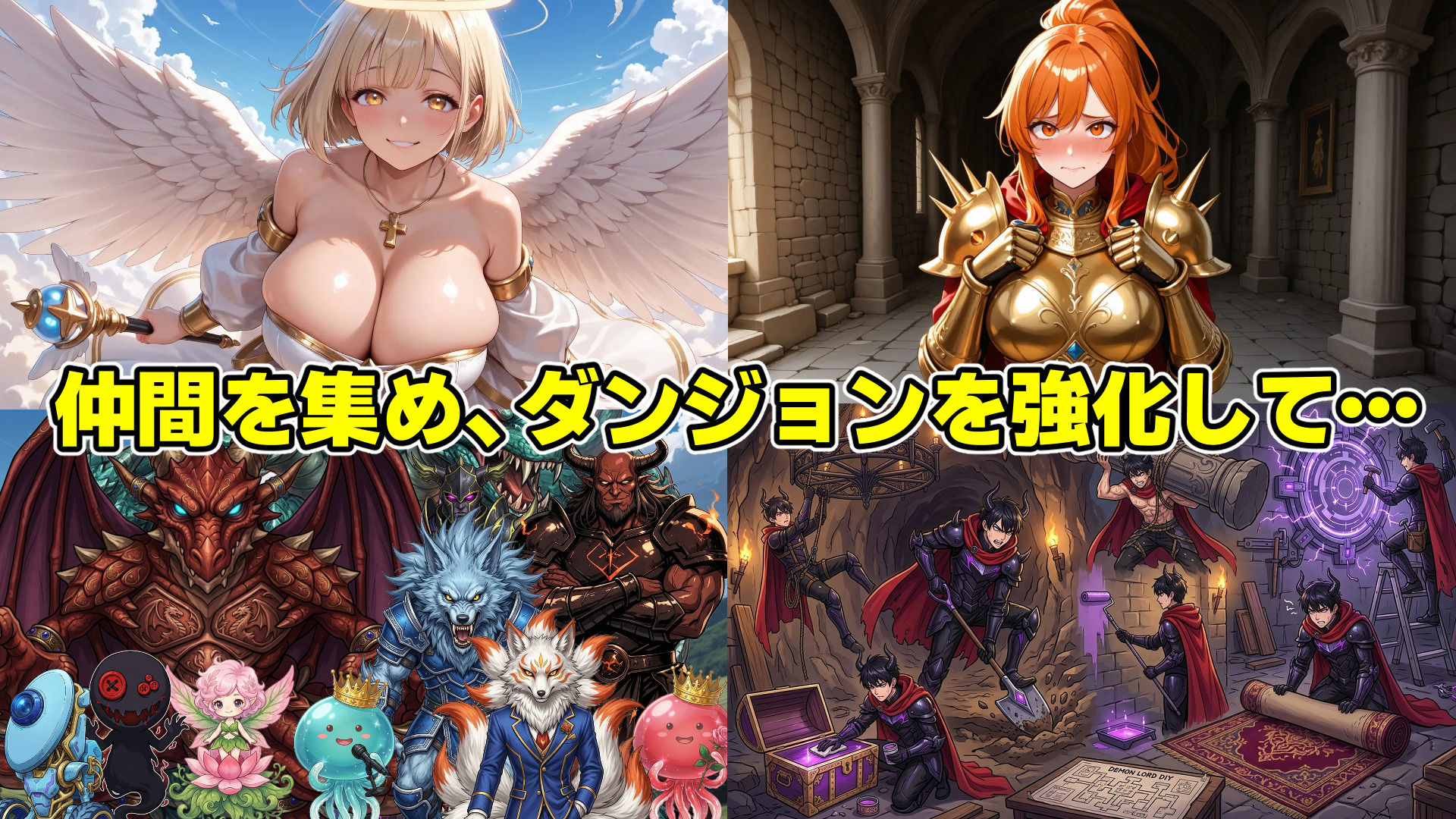 【ゲーム/本格TD】巣作り大魔王〜作れ！！最強ダンジョン！！〜