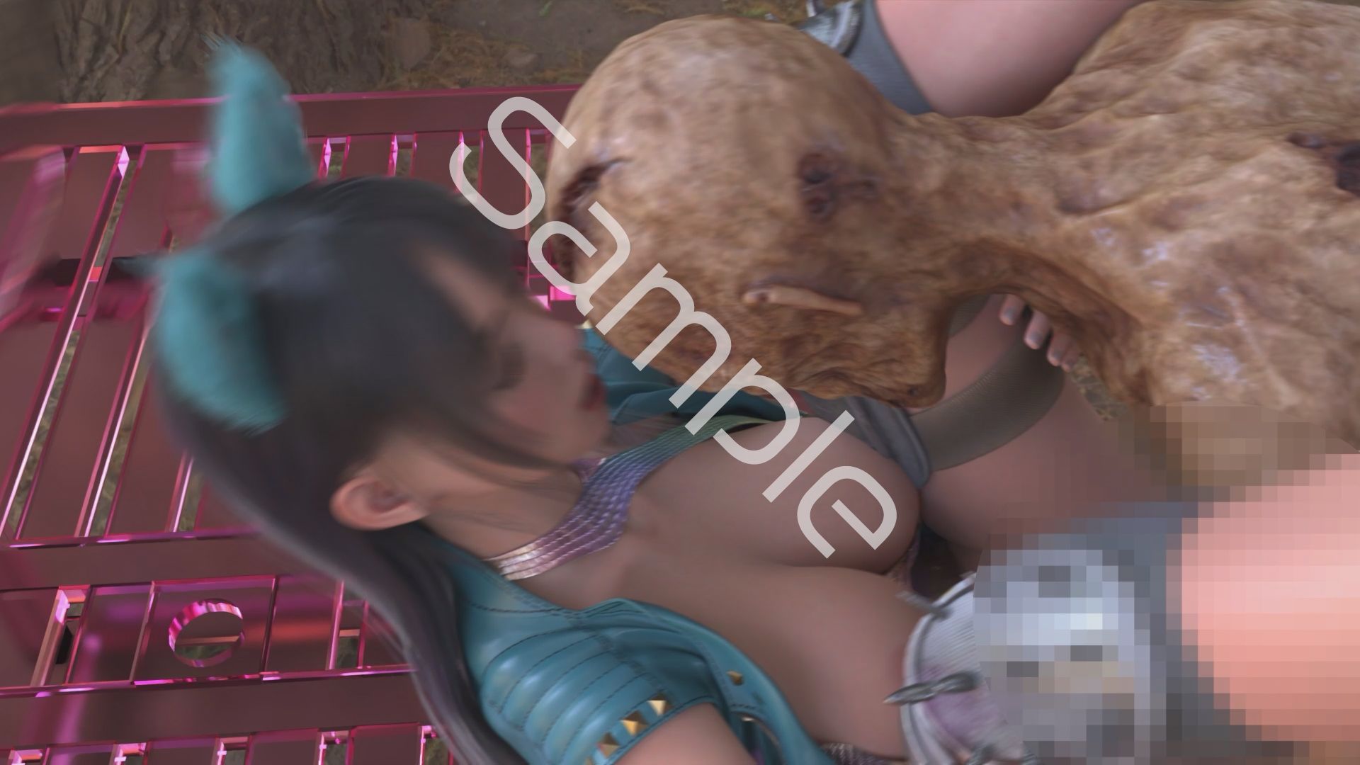 【△100】沙耶が主人公のMMORPG『編隊コレクション:Re』ゲーム動画(Vol.22:ゾンビの集団によるレ○プ被害に遭ってしまう:四十八手・「理非知らず」でおっぱい丸出し)