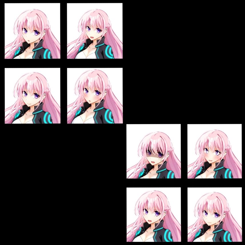 立ち絵素材 メカ少女1