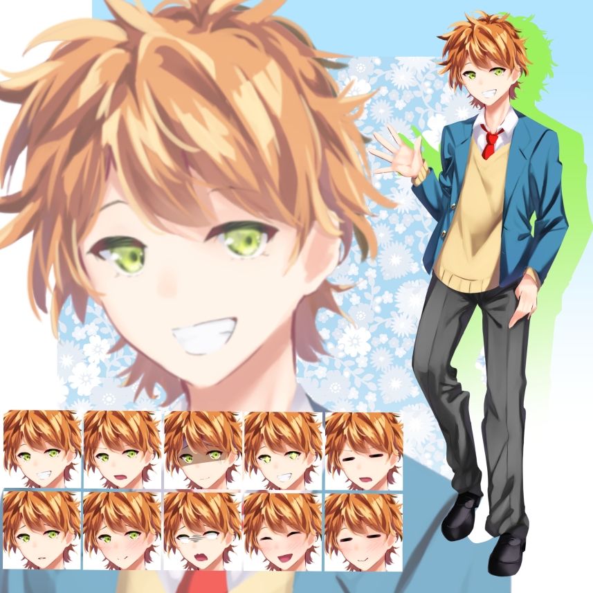 立ち絵素材 学園セット