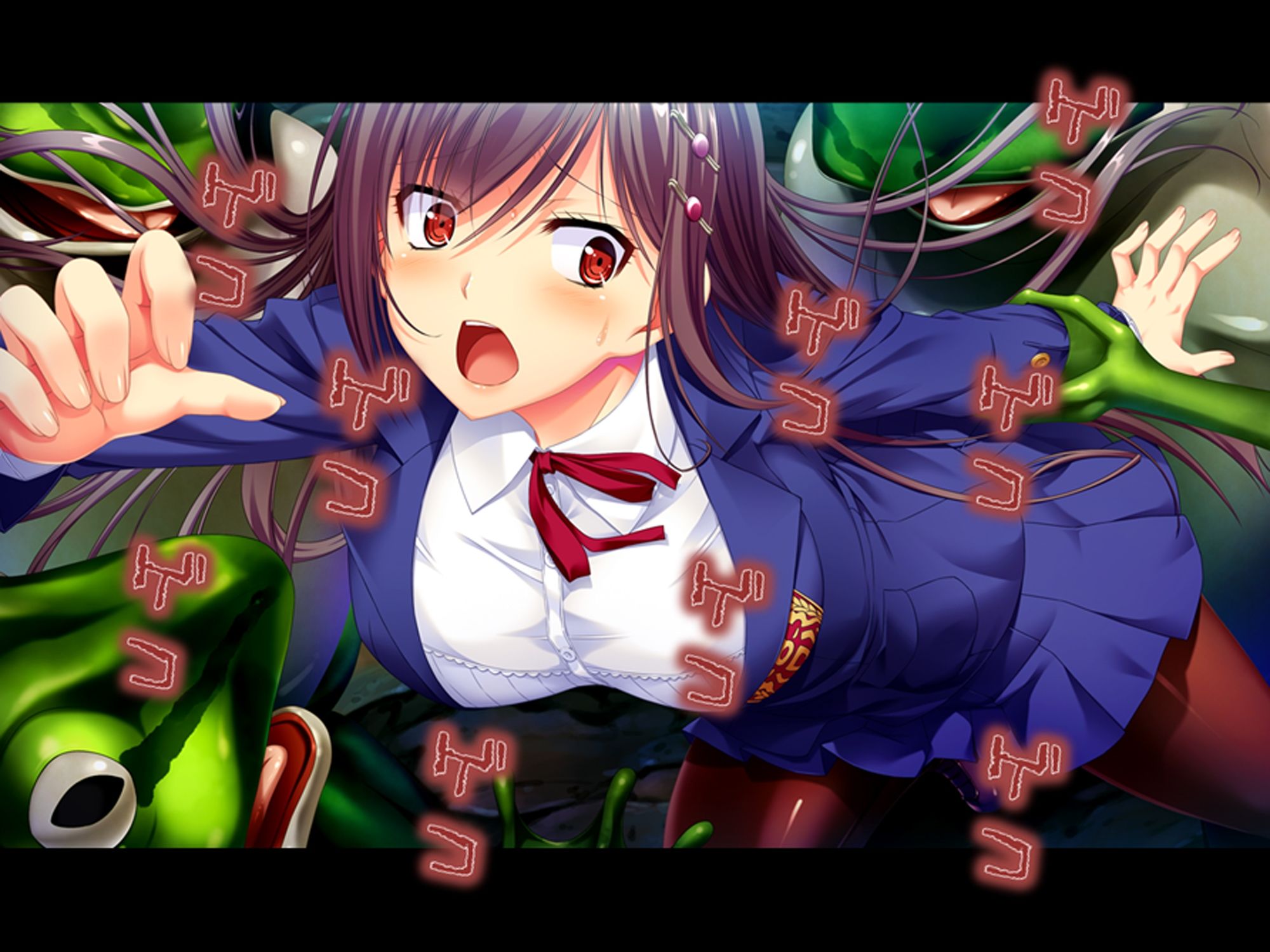 巨大生物に絡め取られた少女がネバトロ攻めで快楽堕ち ＜総集編＞