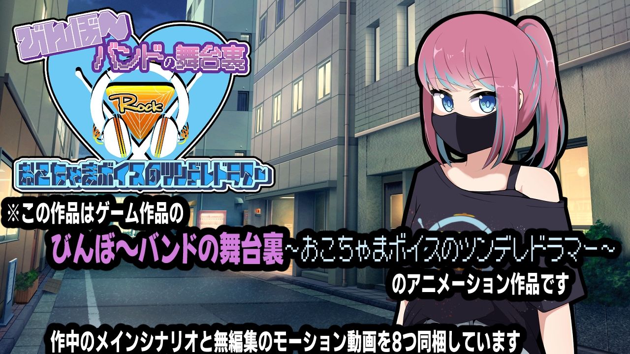 びんぼ〜バンドの舞台裏〜おこちゃまボイスのツンデレドラマー〜アニメーション