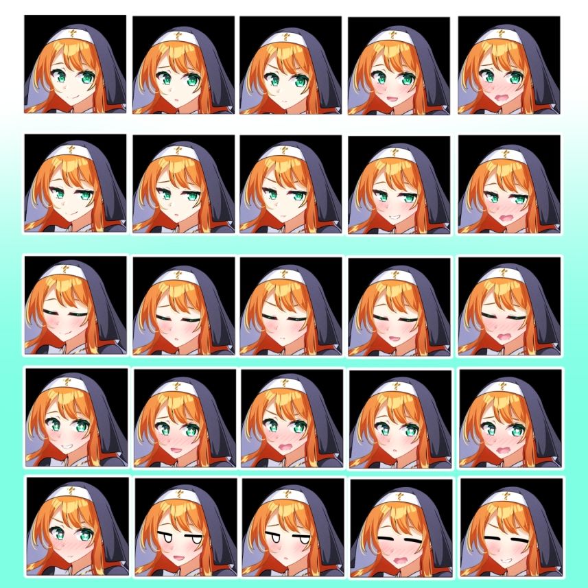 立ち絵素材 シスター