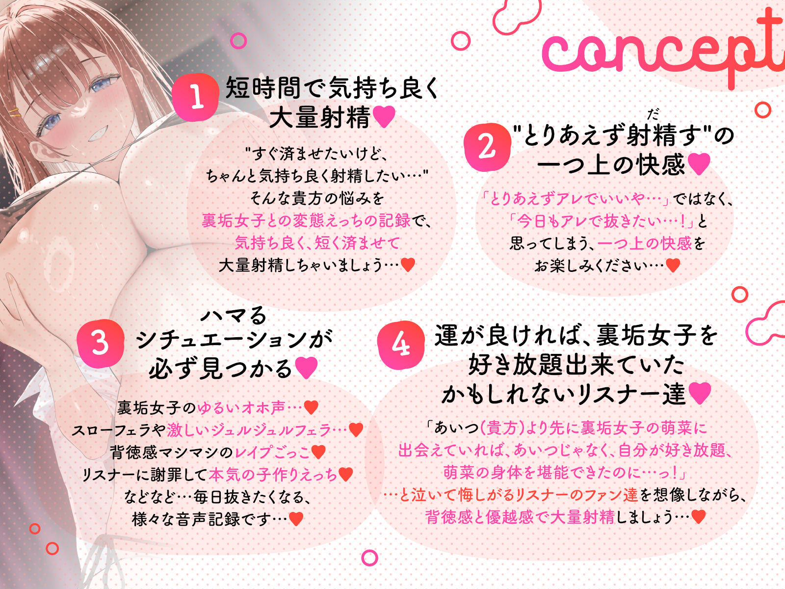 【すぐ済ませたいけど、ちゃんと気持ち良く射精したい貴方へ】〜裏垢変態女子の短時間濃厚えっち音声集2〜