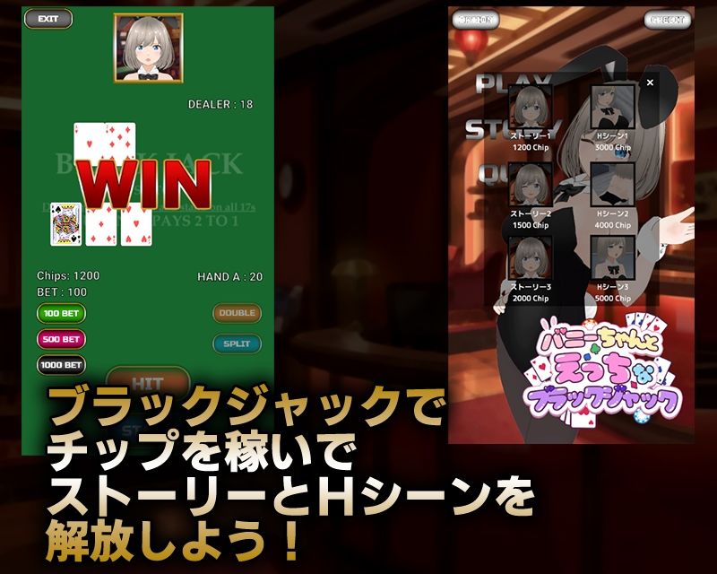 バニーちゃんとえっちなブラックジャック