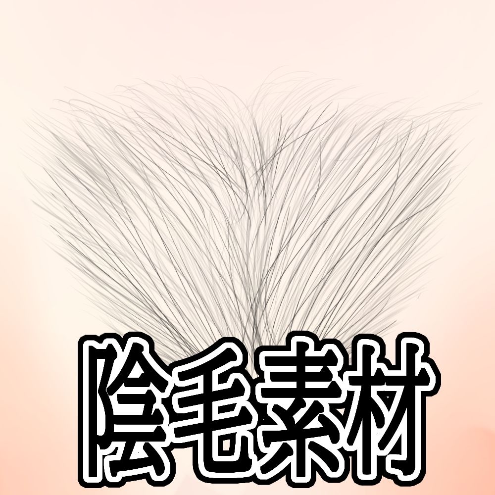 陰毛素材