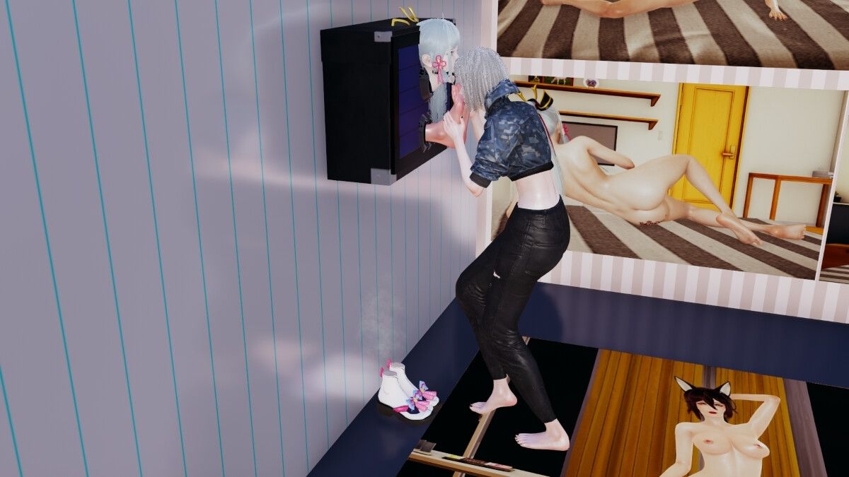 神〇綾華 停雲の壁足調教（〇神、崩〇スターレイル） 2章 密室壁足調教