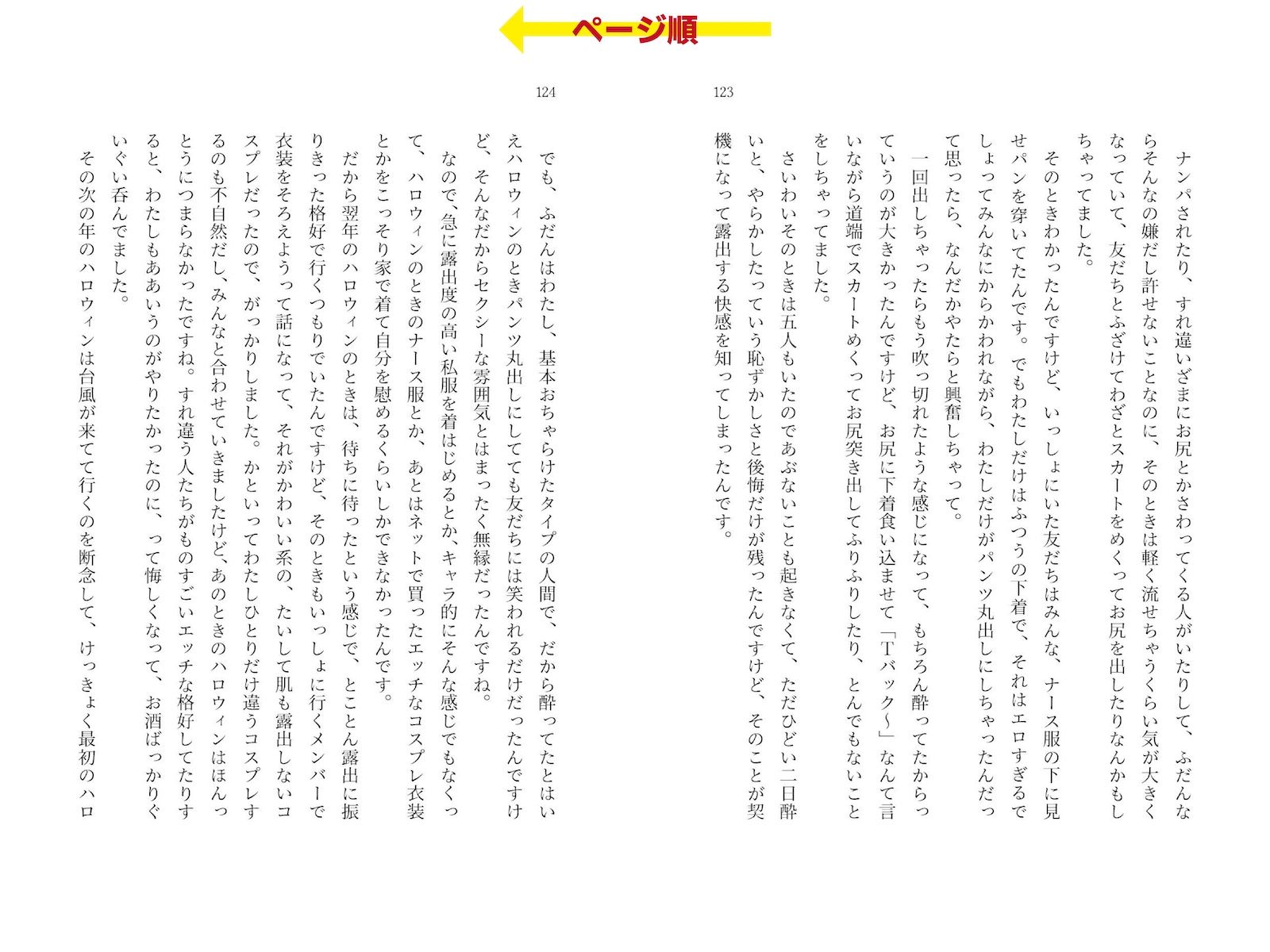 露出体験告白3 公然のイキ恥さらし