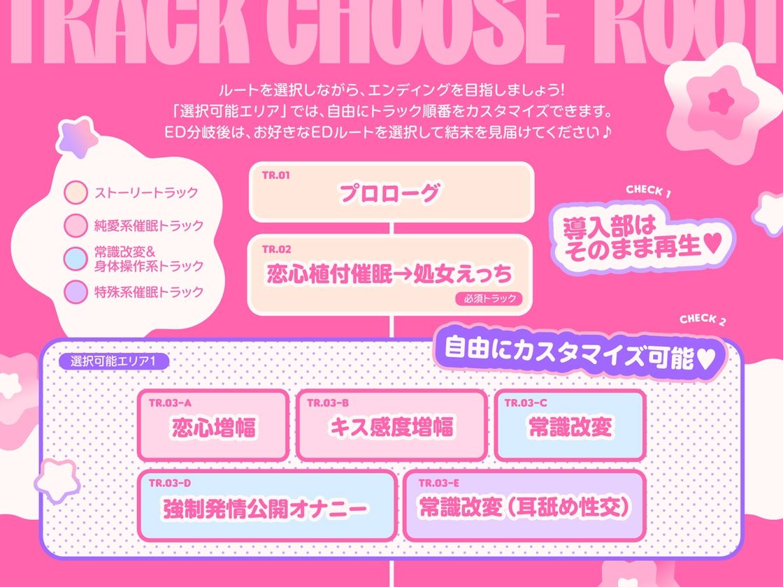 【ルート選択型ASMR】魔法少女☆カスタム催●〜ロリ魔法少女をあなた好みの恋人おまんこに自由にカスタマイズできるマジカル純愛催●アプリ〜