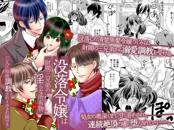 没落令嬢は財閥三兄弟の淫らな所有物〜三人に毎夜調教されイカされ続ける〜