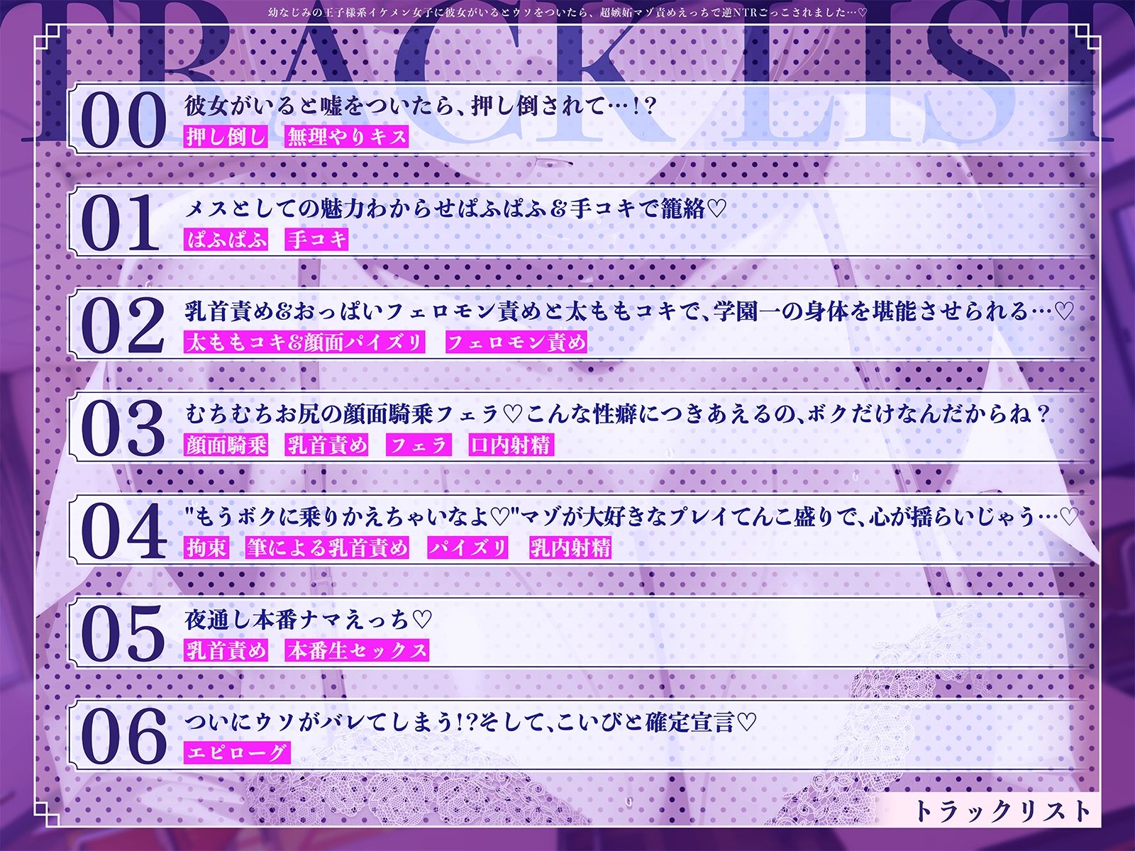 幼なじみの王子様系イケメン女子に彼女がいるとウソをついたら、超嫉妬マゾ責めえっちで逆NTRごっこされました…♪【KU100収録】