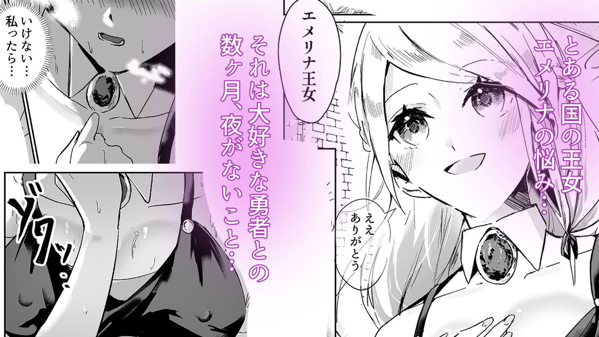 とある国の王女様を音反響と断面図直見せでイかせる話