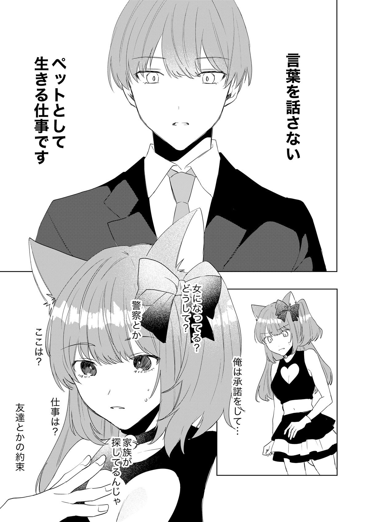 僕がTSさせられて、幸せなメス猫として飼われる話