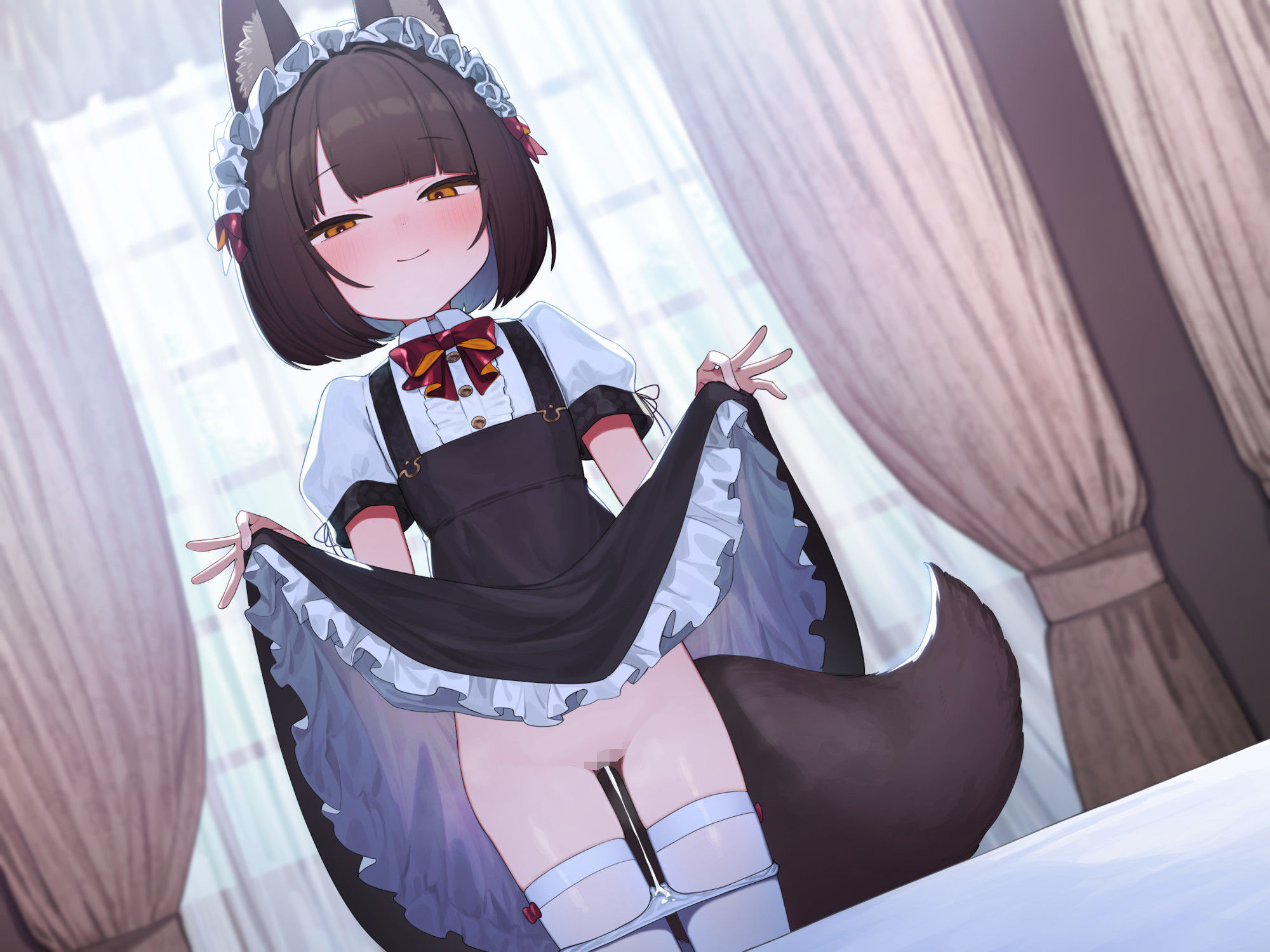 【NTR・寝取らせ】昨日のご奉仕、報告します〜湿度高めの狐っ子メイドとのご奉仕報告いちゃらぶえっち〜【ボイス作品・バイノーラル・ASMR】