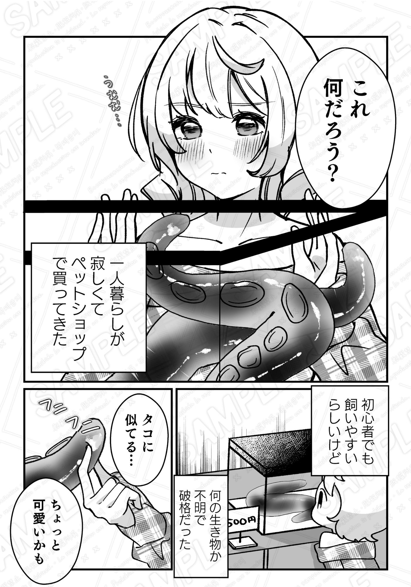 ペットを飼ったら触手の淫魔に襲われちゃいました