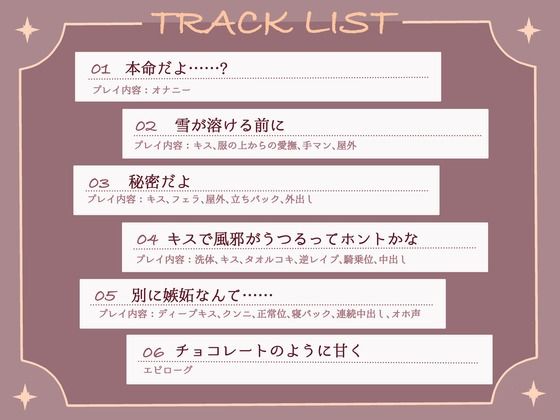 【全日本シチュエーションボイス】チョコレートのように甘く、雪のように儚く【CV.町谷めろ】