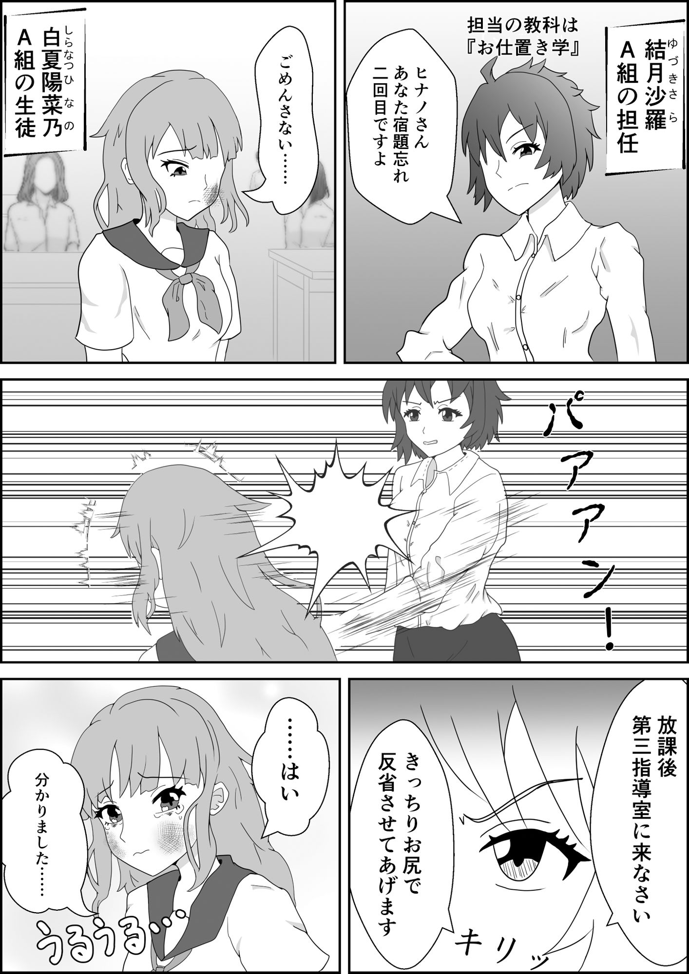 S女子校生とM女教師