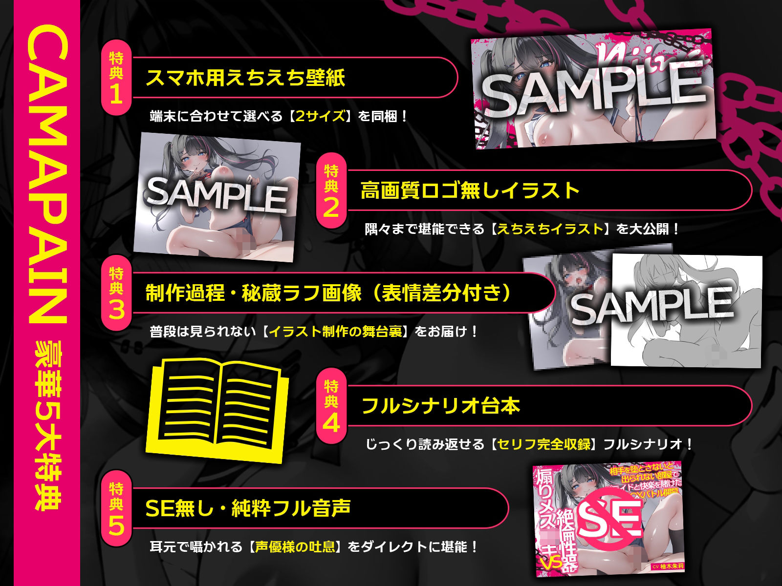 煽りメス〇キvs絶倫性器〜相手を堕とさないと出られない部屋で、プライドと快楽を賭けたS〇Xバトル開幕〜（KU100収録作品）