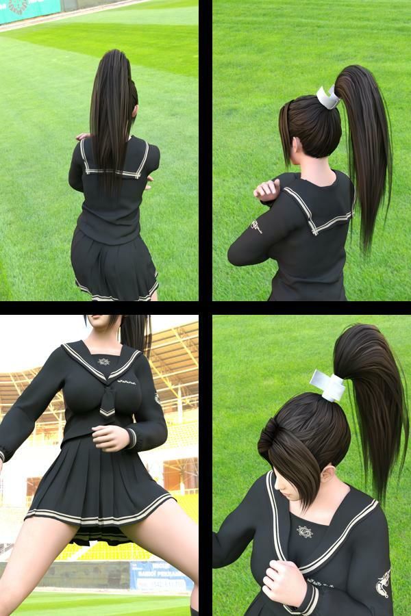 元祖格闘家ヒロインにしてバーチャルアイドル「不知火舞（しらぬいまい）」の女子学生風写真集:Seifuku_01