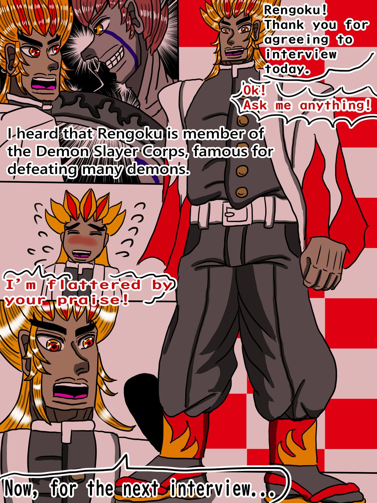 Flame Swordsman and Ninja Indulge in Pleasure in the Red-Light District