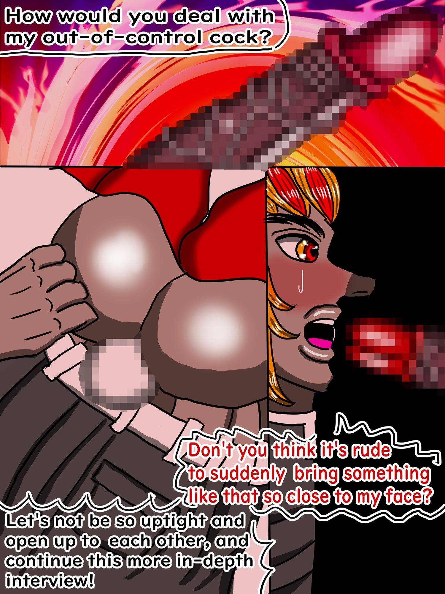 Flame Swordsman and Ninja Indulge in Pleasure in the Red-Light District
