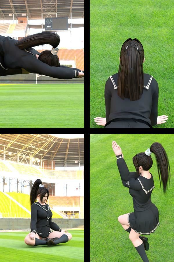 元祖格闘家ヒロインにしてバーチャルアイドル「不知火舞（しらぬいまい）」の女子学生風写真集:Seifuku_02
