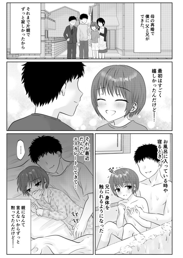 お兄ちゃんたちに輪●されてぐちゃぐちゃにイかされまくる話♂