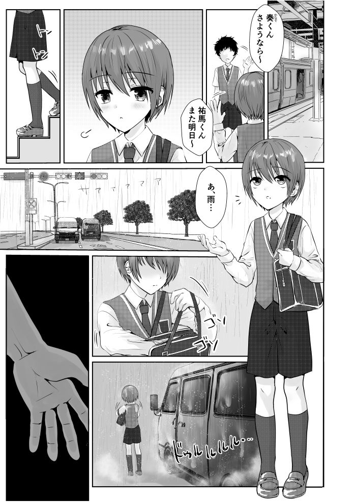帰宅途中の少年を、誘拐陵○中出しレ〇プ♂
