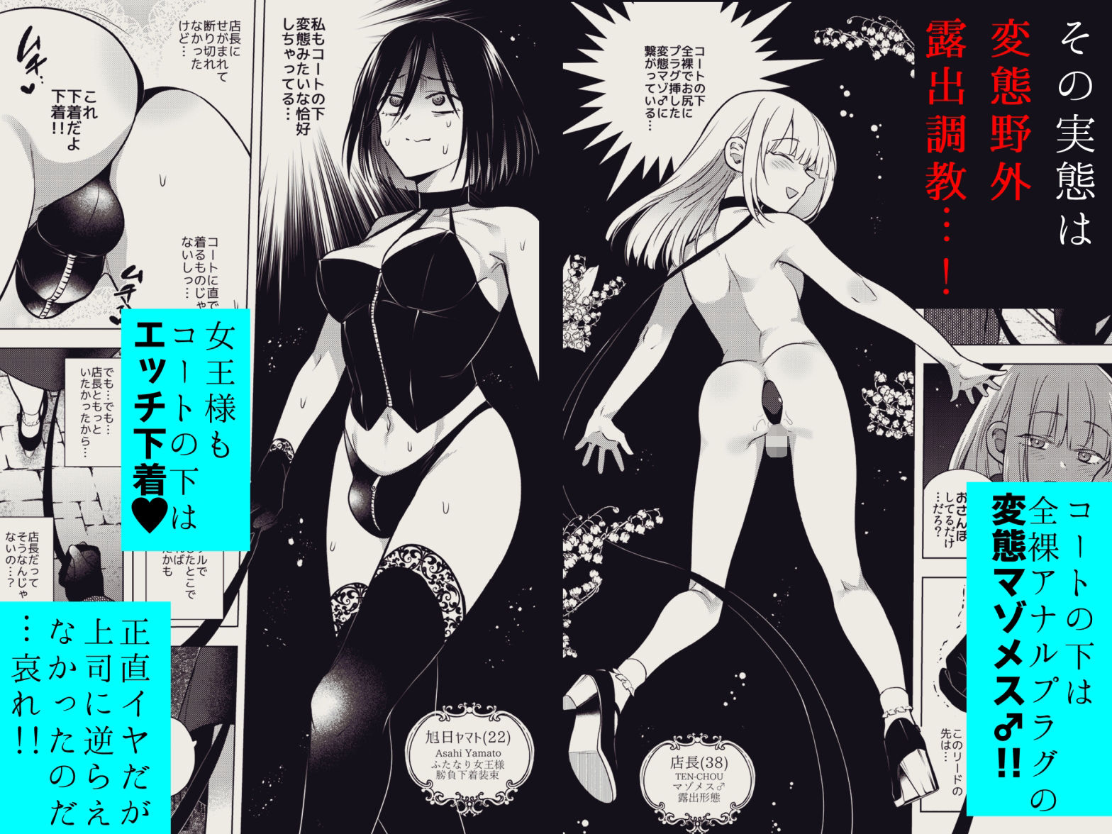 適性0のふたなり女王様3.5-御法度！地獄の逆アナル露出徘徊-