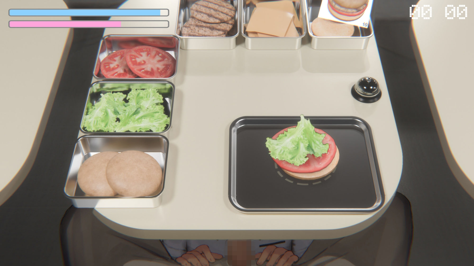 【Android版】 Four Nights at the Burger Shop 〜ハンバーガー食べながら食べられるミニゲーム〜