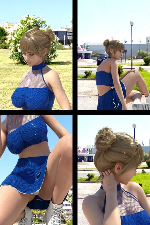 【▲100】『理想の彼女を3DCGで作ります』から生まれたバーチャルアイドル「一ノ瀬廻里（いちのせめぐり）」のグラドル撮影風写真集:Cheer_01
