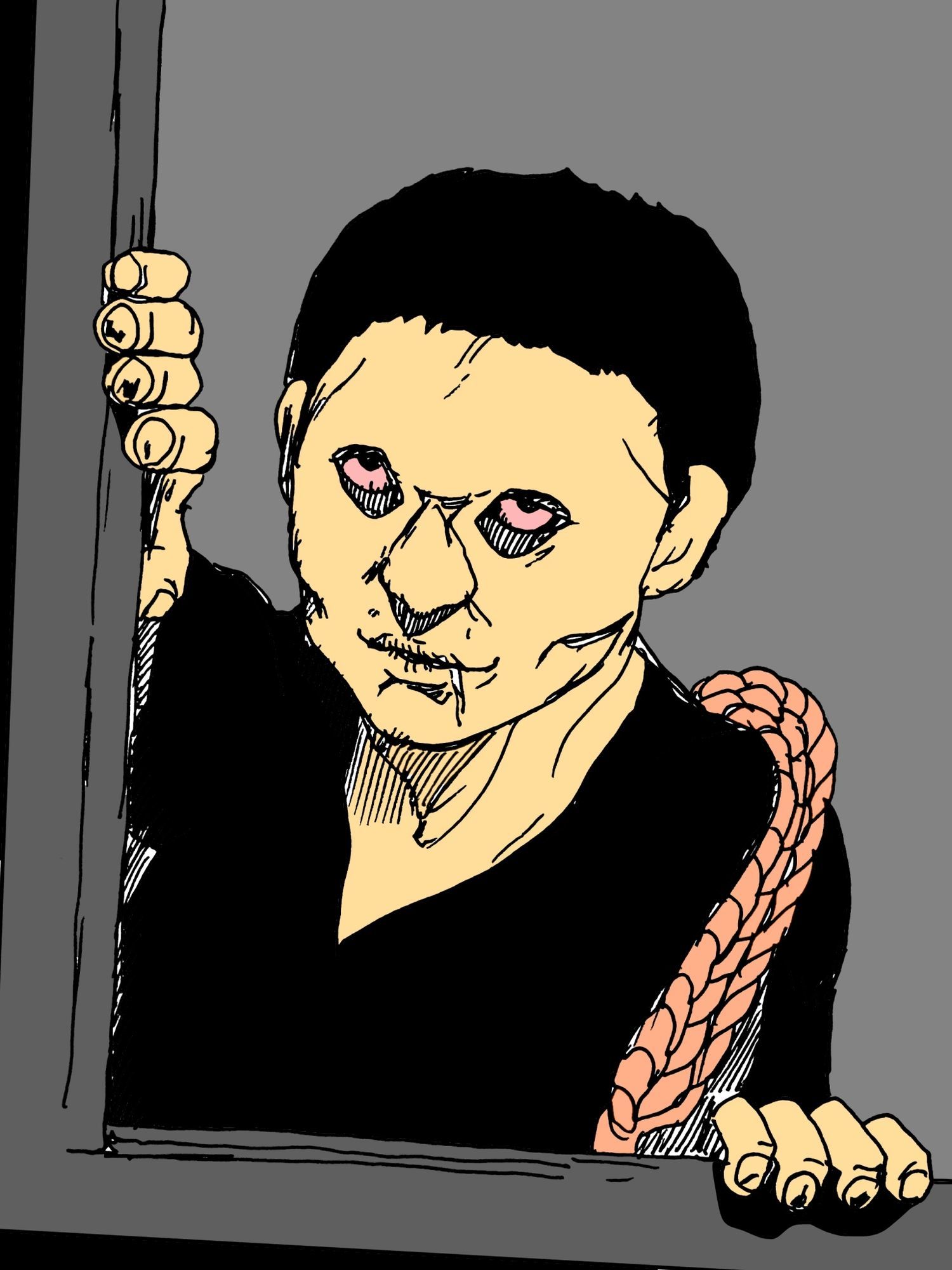 夫の目の前で弄ばれた人妻