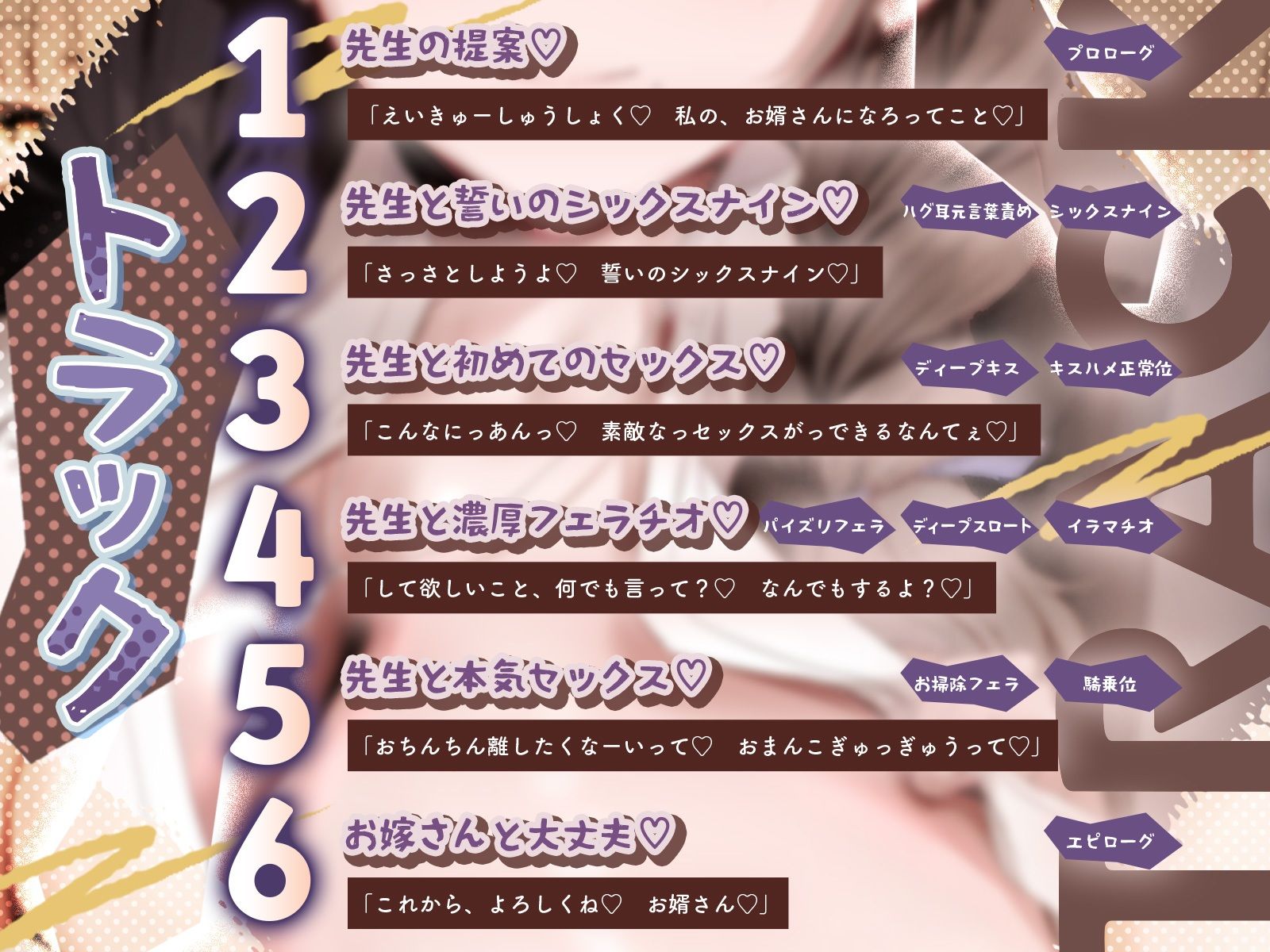 【KU100】おっとり教師のえっちな進路相談〜私のお婿さんとして永久就職しない?〜